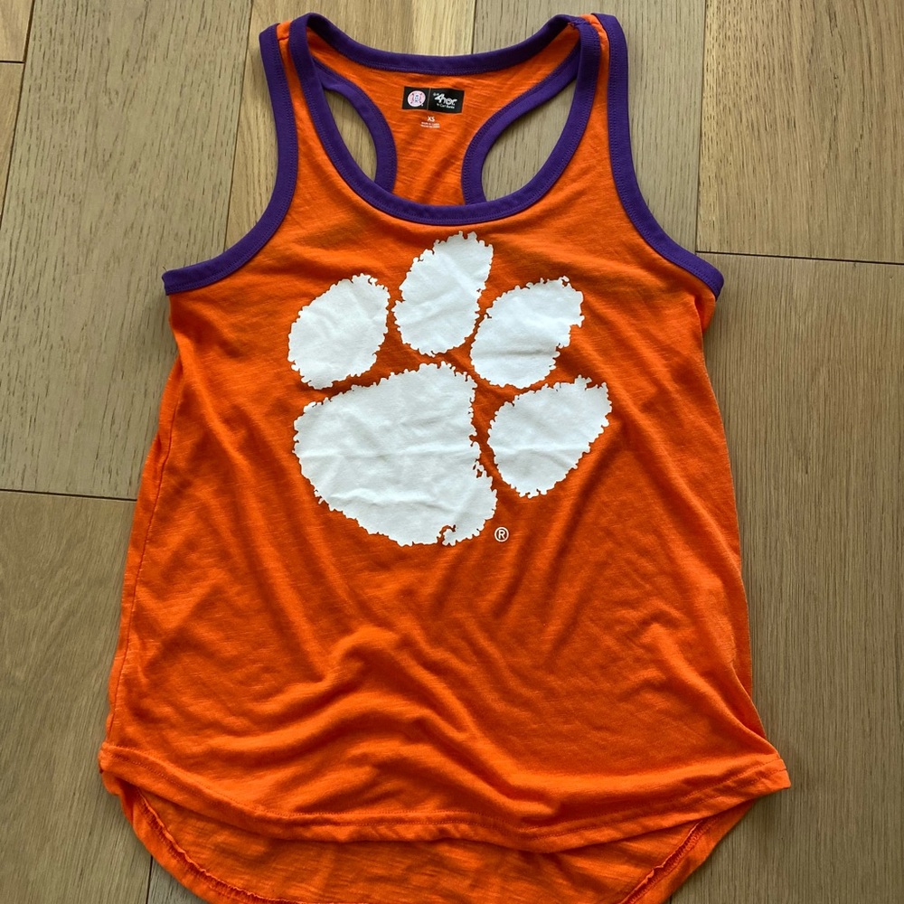 Clemson racer back tank